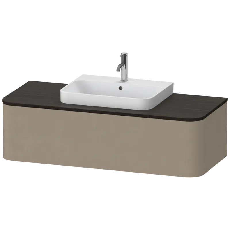 Duravit Happy D.2 51" x 14" x 22" Linen One Drawer Wall-Mount Vanity Unit (HP4942M7575)