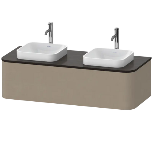 Duravit Happy D.2 51" x 14" x 22" Linen One Drawer Wall-Mount Vanity Unit (HP4943B7575)