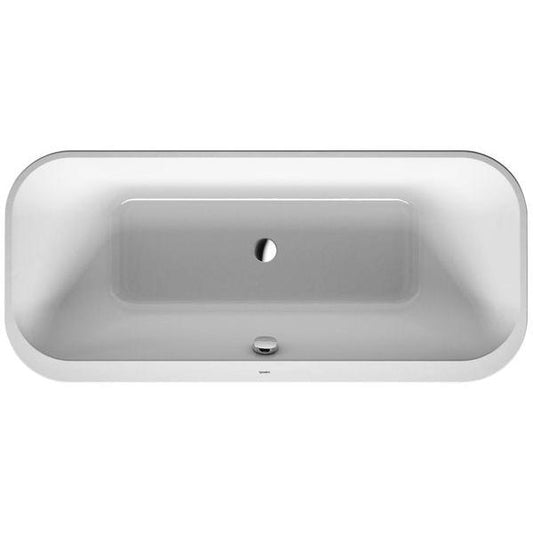 Duravit Happy D.2 71" x 32" x 19" White Drop-In Bathtub (700320000000090)