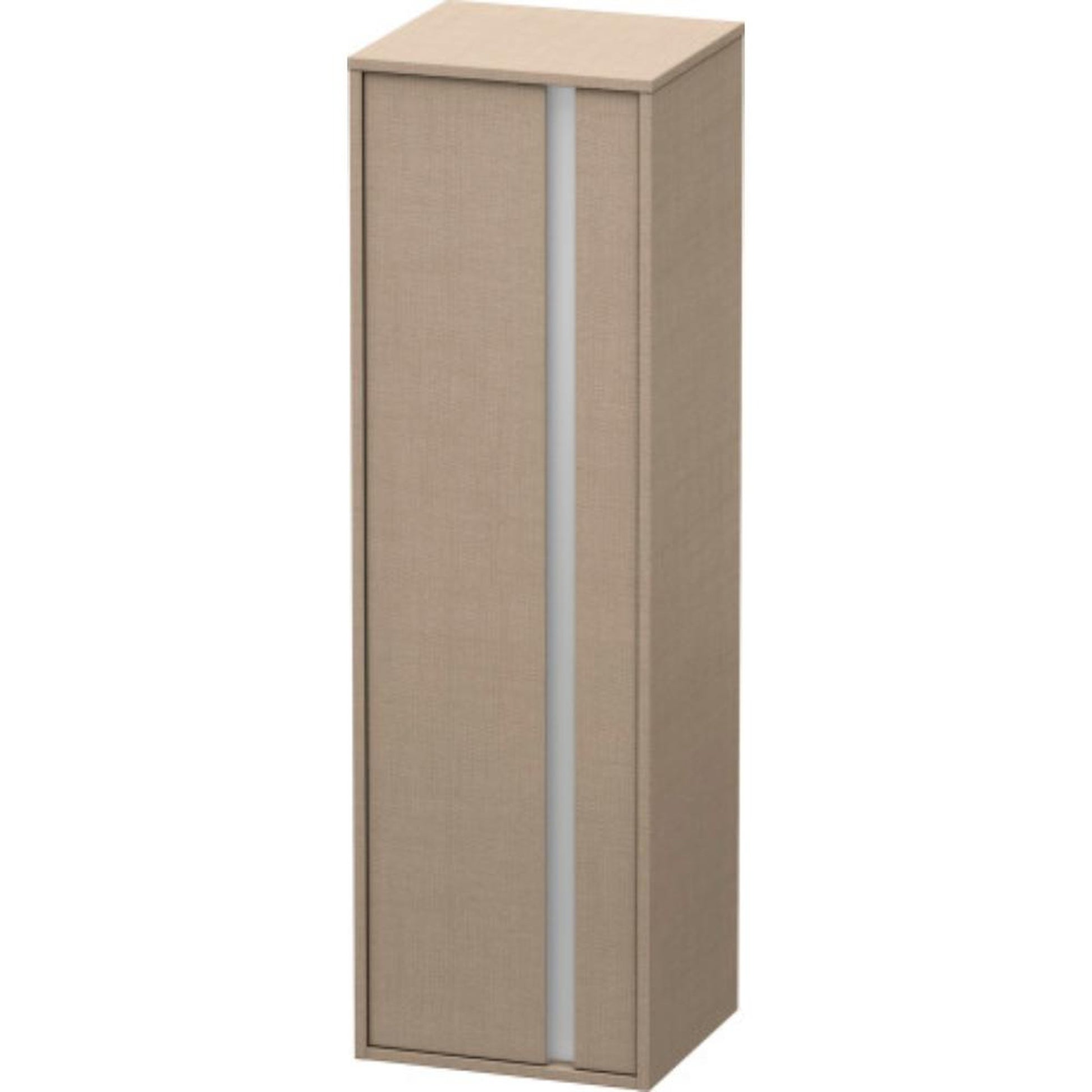 Duravit Ketho 16" x 52" x 14" Tall Cabinet With Left Door in Linen