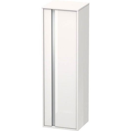 Duravit Ketho 16" x 52" x 14" Tall Cabinet With Right Door in White High Gloss