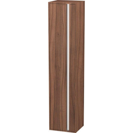 Duravit Ketho 16" x 71" x 14" Tall Cabinet With Left Door in Natural Walnut