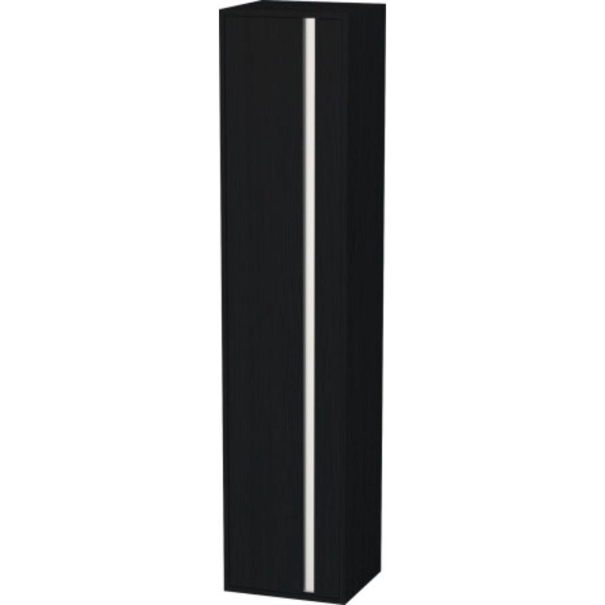 Duravit Ketho 16" x 71" x 14" Tall Cabinet With Left Door in Oak Black