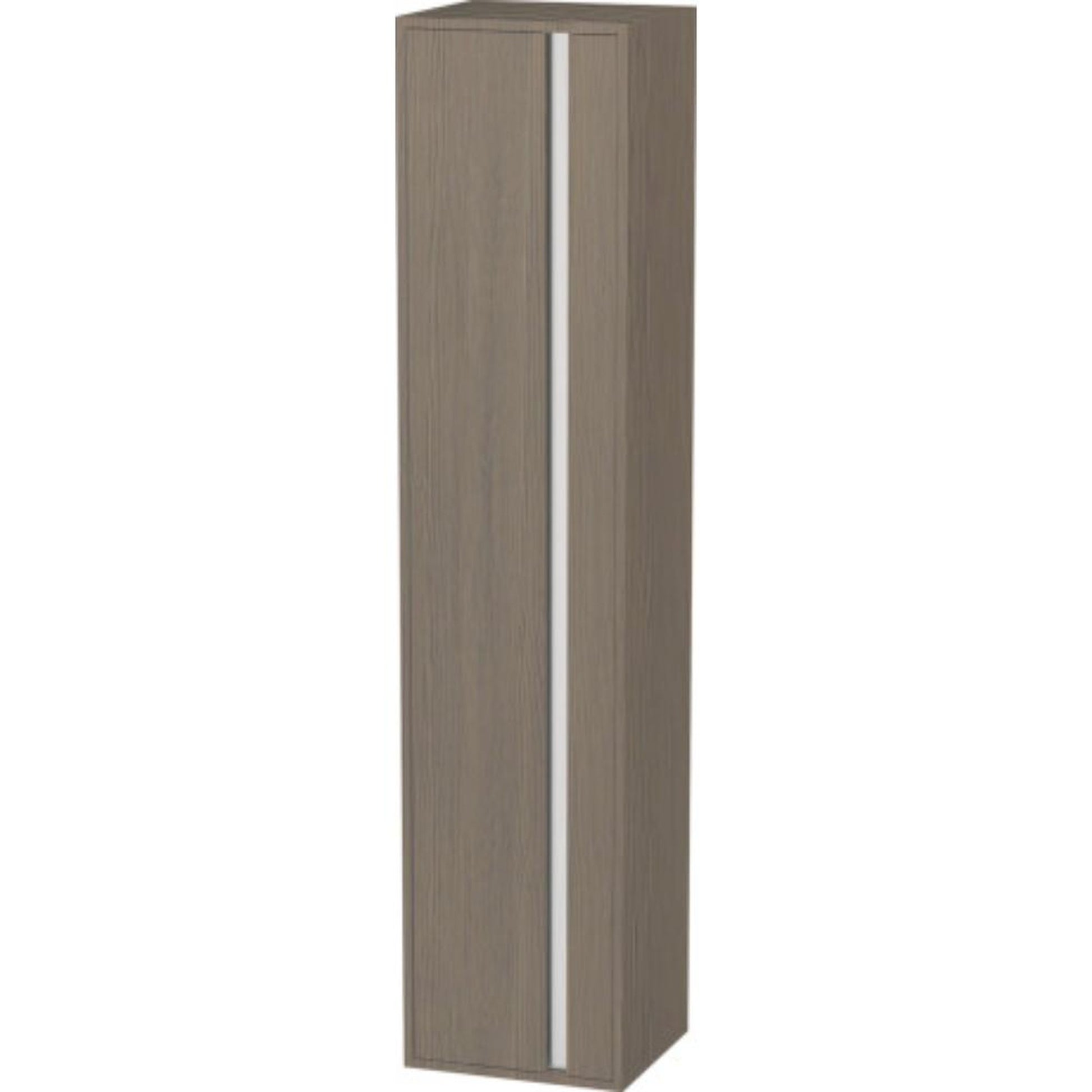 Duravit Ketho 16" x 71" x 14" Tall Cabinet With Left Door in Oak Terra