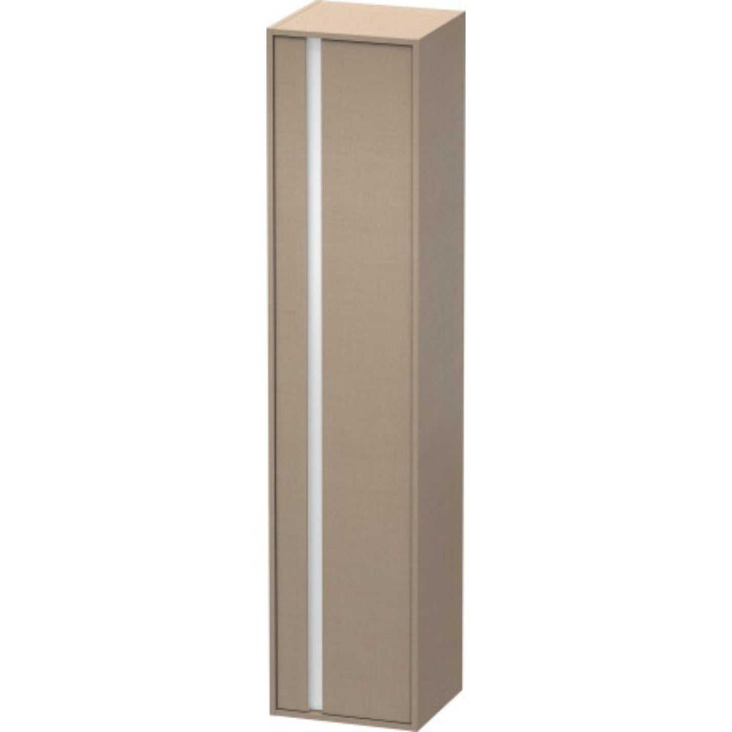 Duravit Ketho 16" x 71" x 14" Tall Cabinet With Right Door in Linen