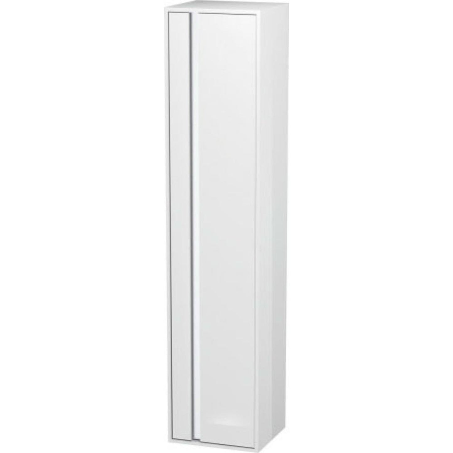 Duravit Ketho 16" x 71" x 14" Tall Cabinet With Right Door in White High Gloss