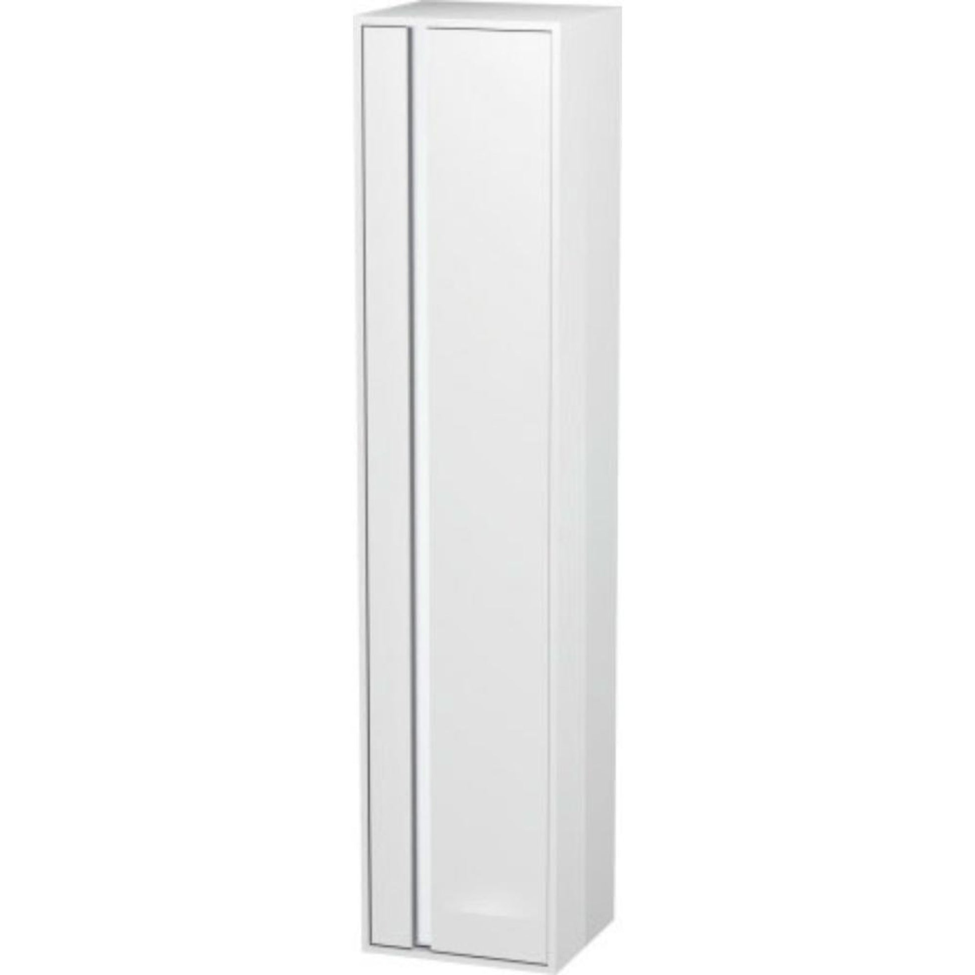 Duravit Ketho 16" x 71" x 14" Tall Cabinet With Right Door in White High Gloss