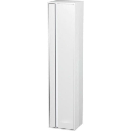 Duravit Ketho 16" x 71" x 14" Tall Cabinet With Right Door in White High Gloss