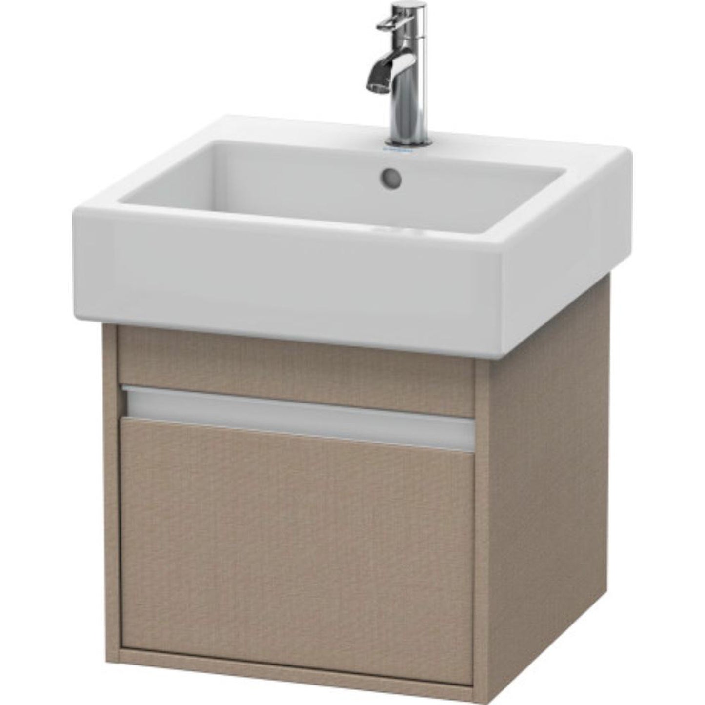 Duravit Ketho 18" x 16" x 17" Wall-Mount Vanity Unit in Linen (KT668507575)