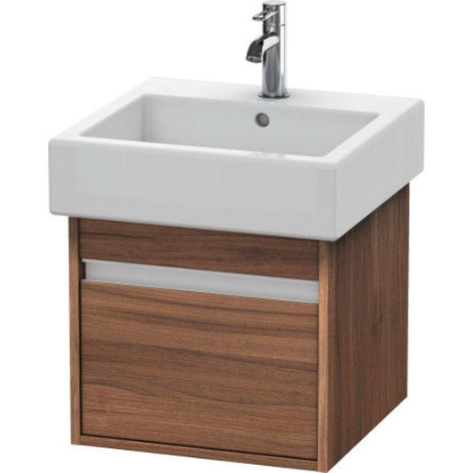 Duravit Ketho 18" x 16" x 17" Wall-Mount Vanity Unit in Natural Walnut (KT668507979)