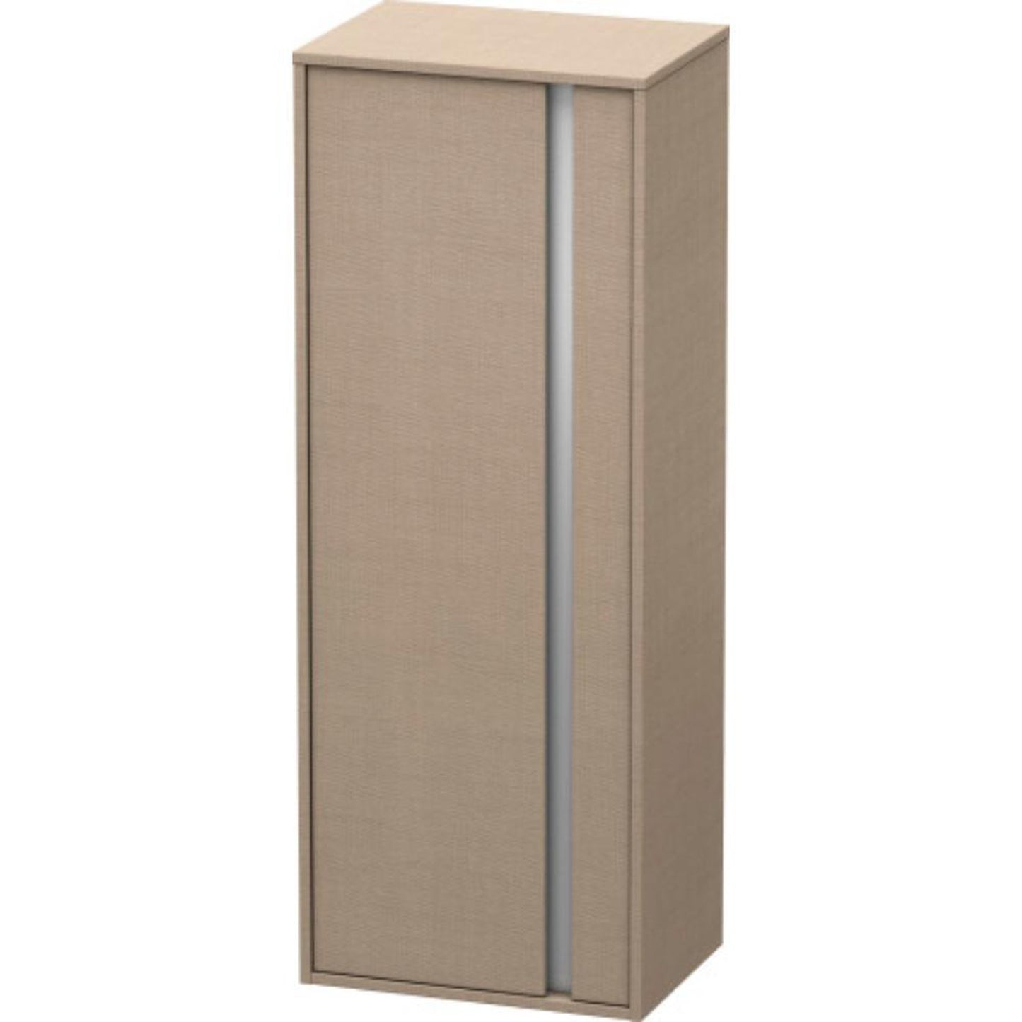 Duravit Ketho 20" x 52" x 14" Tall Cabinet With Left Door in Linen