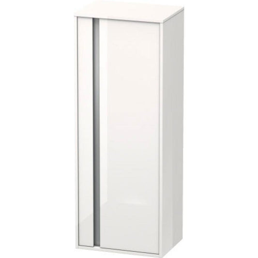 Duravit Ketho 20" x 52" x 14" Tall Cabinet With Right Door in White High Gloss