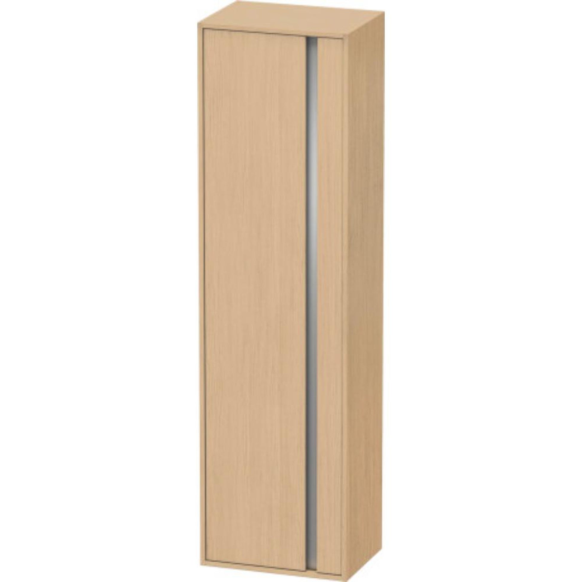 Duravit Ketho 20" x 71" x 14" Tall Cabinet With Left Door in Natural Oak