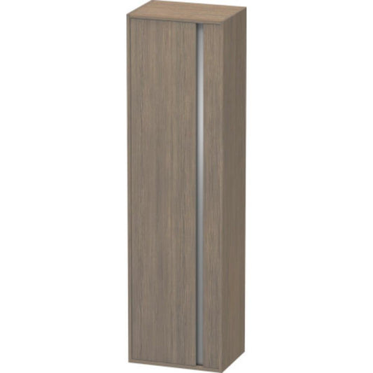 Duravit Ketho 20" x 71" x 14" Tall Cabinet With Left Door in Oak Terra