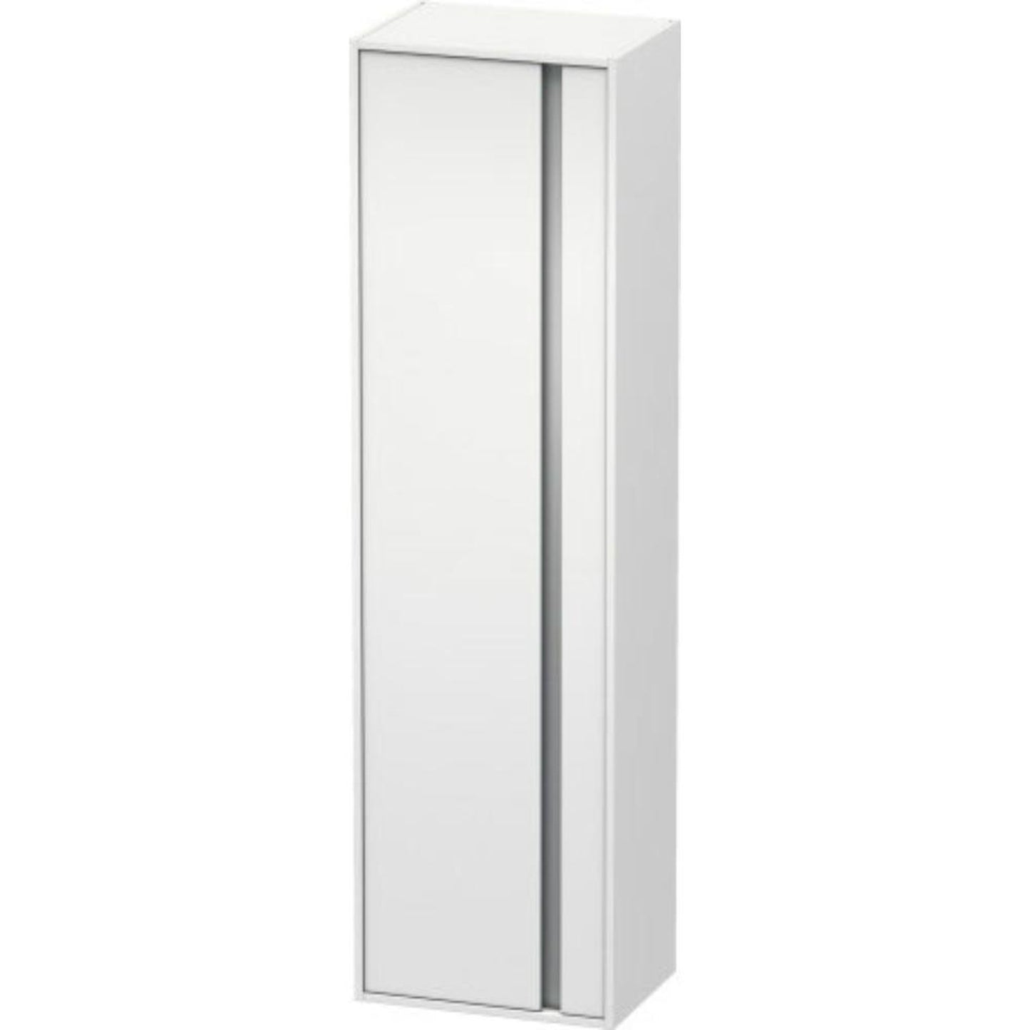 Duravit Ketho 20" x 71" x 14" Tall Cabinet With Left Door in White Matt