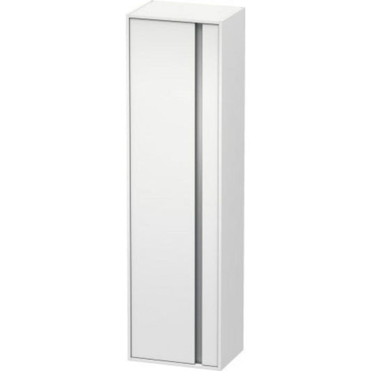 Duravit Ketho 20" x 71" x 14" Tall Cabinet With Left Door in White Matt