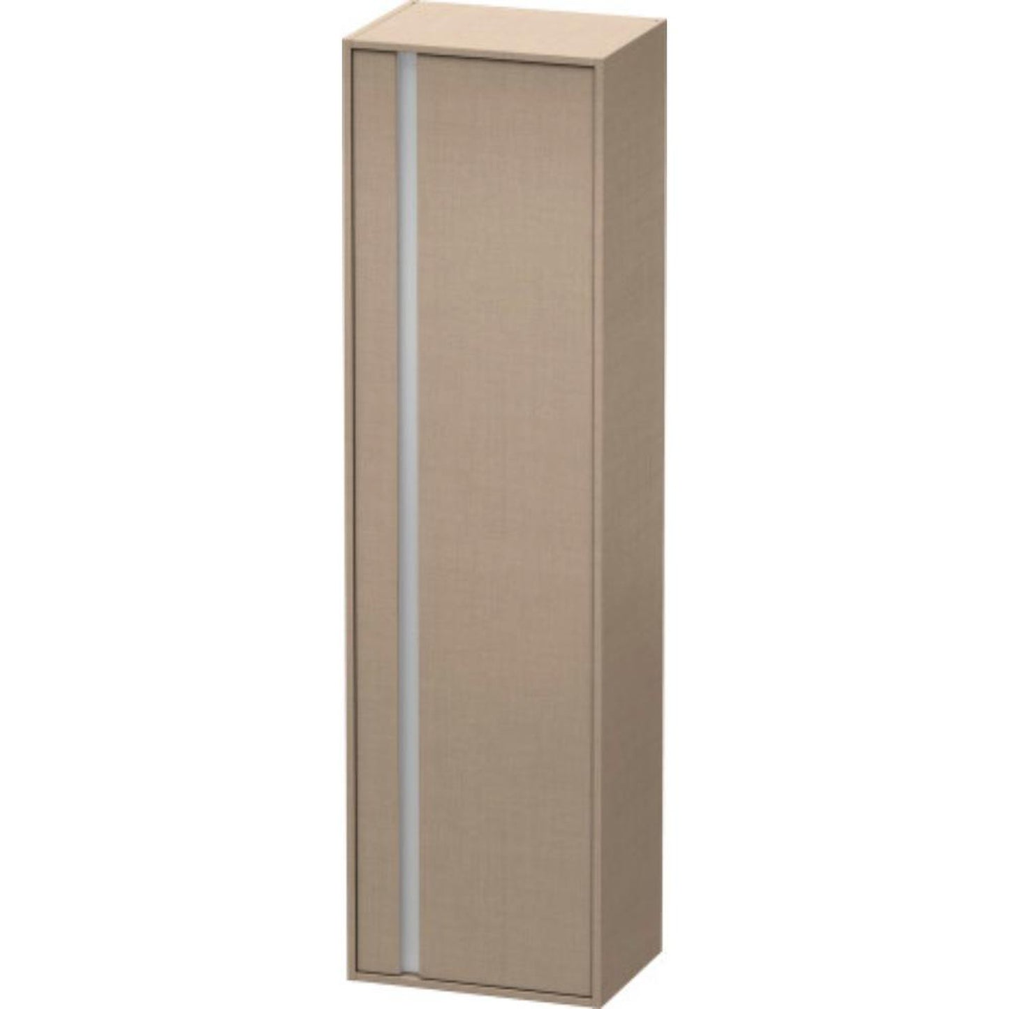 Duravit Ketho 20" x 71" x 14" Tall Cabinet With Right Door in Linen
