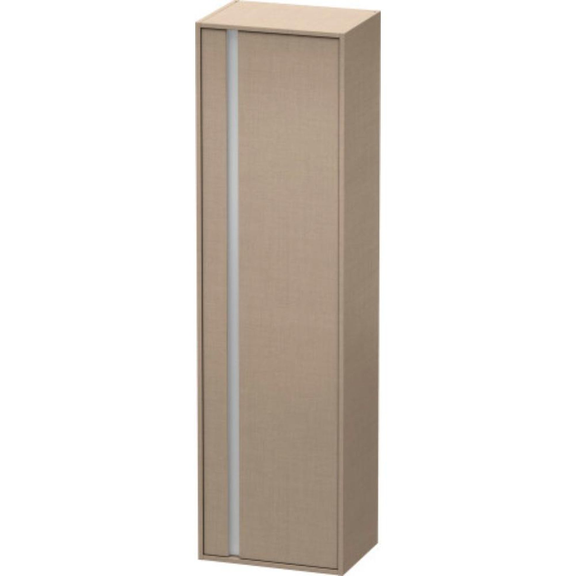 Duravit Ketho 20" x 71" x 14" Tall Cabinet With Right Door in Linen