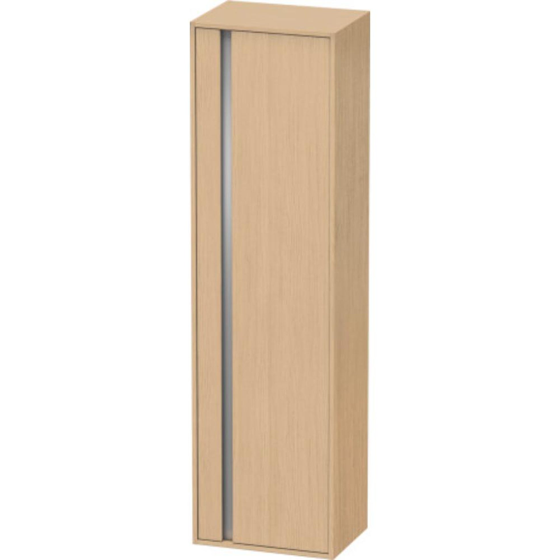 Duravit Ketho 20" x 71" x 14" Tall Cabinet With Right Door in Natural Oak