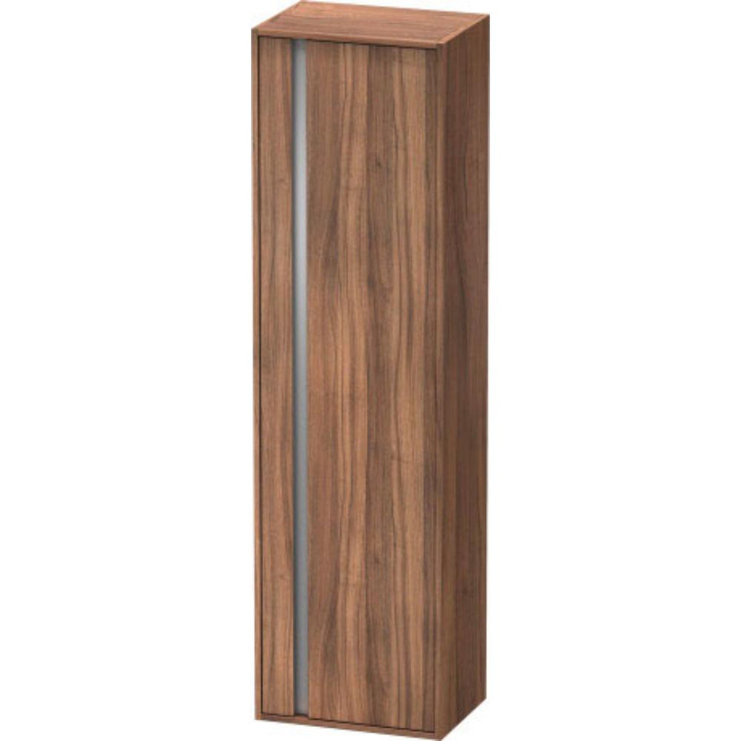 Duravit Ketho 20" x 71" x 14" Tall Cabinet With Right Door in Natural Walnut