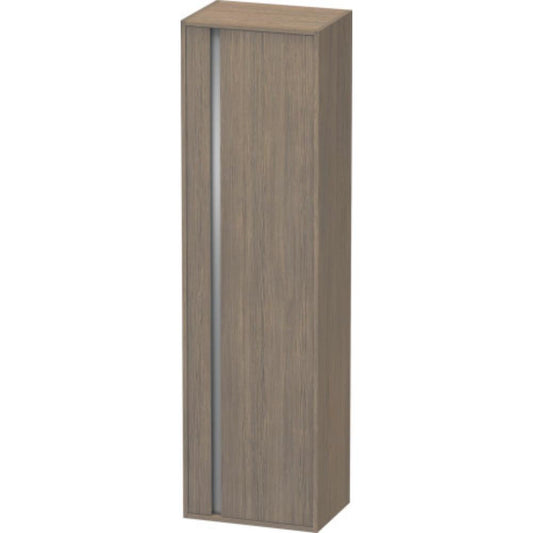 Duravit Ketho 20" x 71" x 14" Tall Cabinet With Right Door in Oak Terra