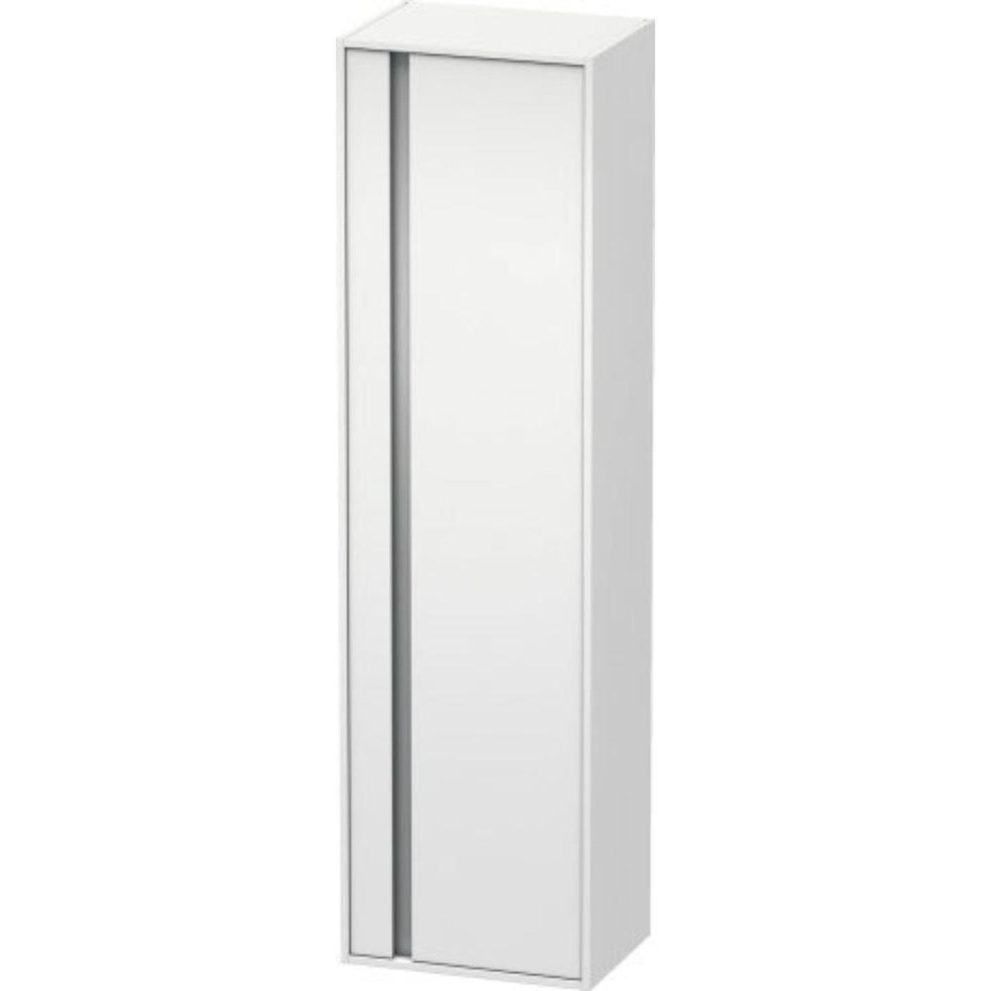 Duravit Ketho 20" x 71" x 14" Tall Cabinet With Right Door in White Matt