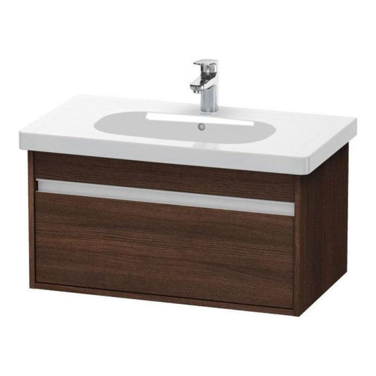 Duravit Ketho 31" x 16" x 18" Wall-Mount Vanity Unit in Chestnut Dark (KT666705353)