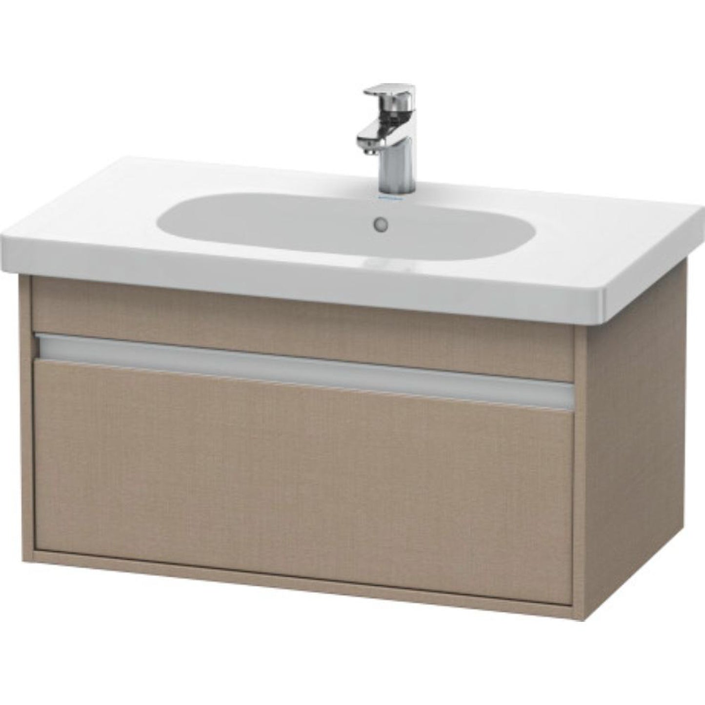 Duravit Ketho 31" x 16" x 18" Wall-Mount Vanity Unit in Linen (KT666707575)