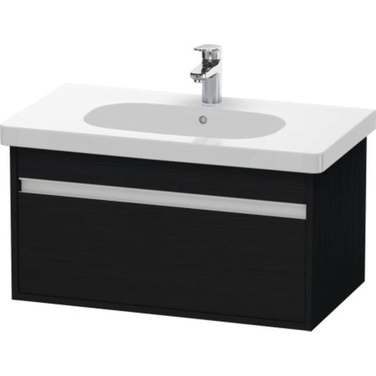 Duravit Ketho 31" x 16" x 18" Wall-Mount Vanity Unit in Oak Black (KT666701616)