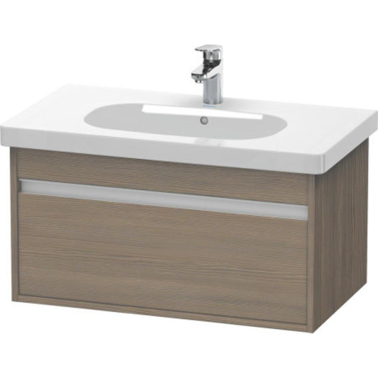 Duravit Ketho 31" x 16" x 18" Wall-Mount Vanity Unit in Oak Terra (KT666703535)