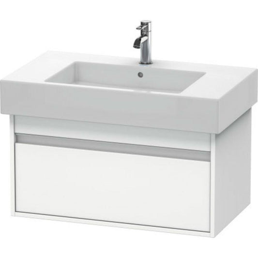 Duravit Ketho 31" x 16" x 18" Wall-Mount Vanity Unit in White Matt (KT669001818)