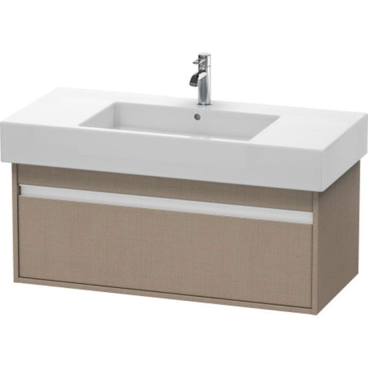 Duravit Ketho 39" x 16" x 18" Wall-Mount Vanity Unit in Linen (KT66910)