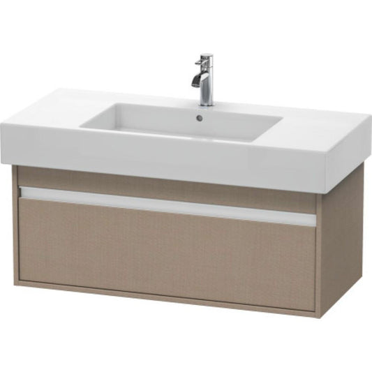Duravit Ketho 39" x 16" x 18" Wall-Mount Vanity Unit in Linen (KT669107575)