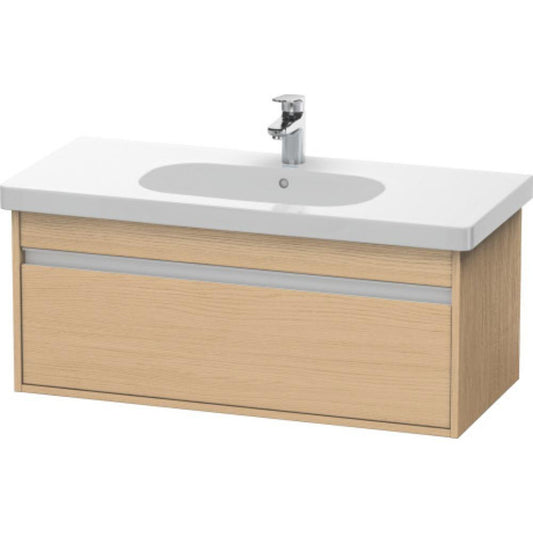 Duravit Ketho 39" x 16" x 18" Wall-Mount Vanity Unit in Natural Oak (KT666803030)