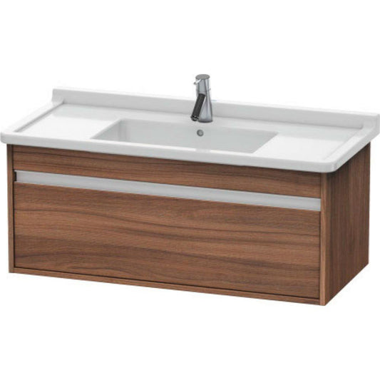 Duravit Ketho 39" x 16" x 18" Wall-Mount Vanity Unit in Natural Walnut (KT666507979)