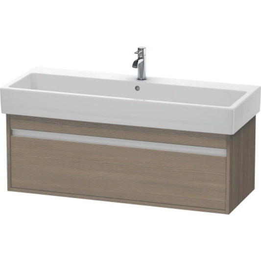 Duravit Ketho 45" x 16" x 17" Wall-Mount Vanity Unit in Oak Terra (KT668903535)