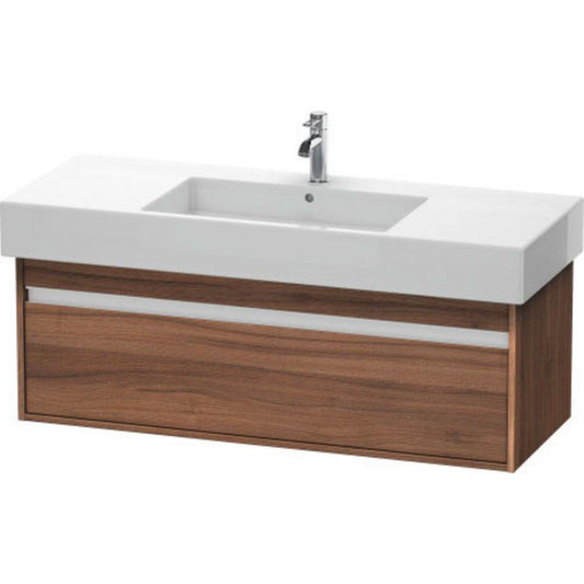 Duravit Ketho 47" x 16" x 18" Wall-Mount Vanity Unit in Natural Walnut (KT669207979)