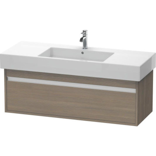 Duravit Ketho 47" x 16" x 18" Wall-Mount Vanity Unit in Oak Terra (KT669203535)