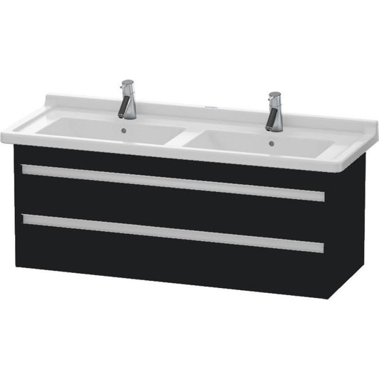 Duravit Ketho 47" x 19" x 18" Two Drawer Wall-Mount Vanity Unit in Oak Black (KT664601616)