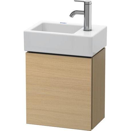 Duravit L-Cube 14" x 16" x 9" Mediterranean Oak One Door Wall-Mount Vanity Unit (LC6293L7171)