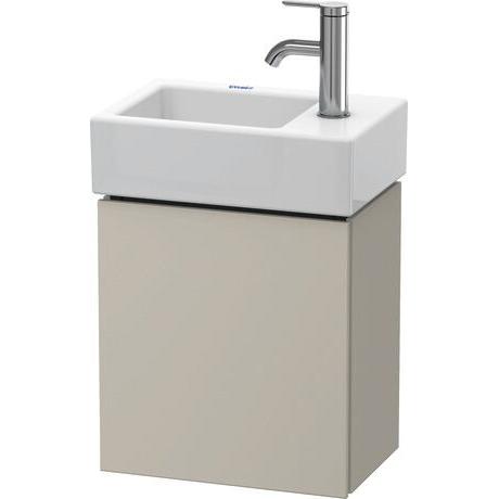 Duravit L-Cube 14" x 16" x 9" Taupe One Door Wall-Mount Vanity Unit (LC6293L9191)