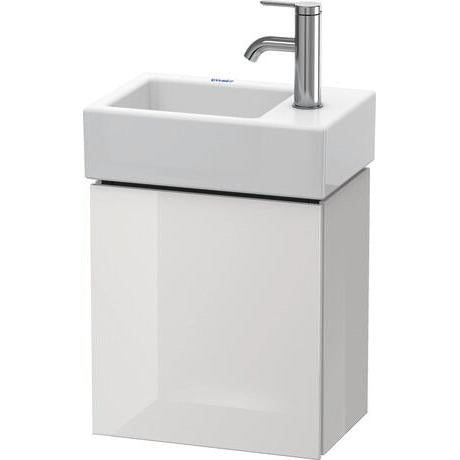 Duravit L-Cube 14" x 16" x 9" White One Door Wall-Mount Vanity Unit (LC6293L2222)