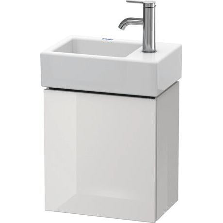 Duravit L-Cube 14" x 16" x 9" White One Door Wall-Mount Vanity Unit (LC6293L8585)