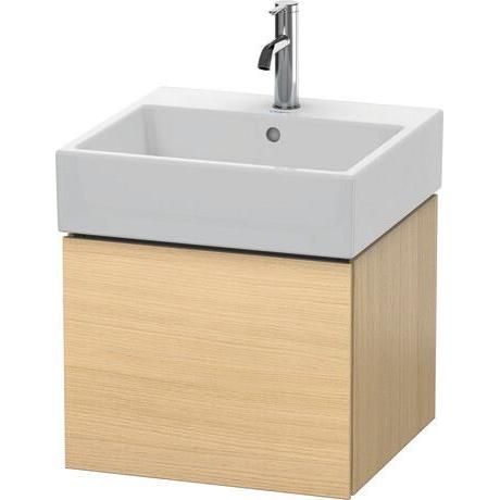 Duravit L-Cube 19" x 16" x 18" Mediterranean Oak One Drawer Wall-Mount Vanity Unit (LC617407171)