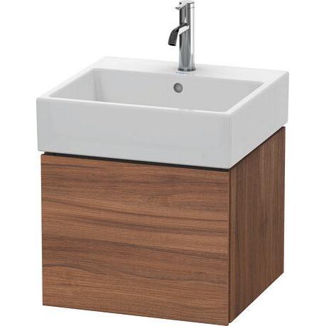 Duravit L-Cube 19" x 16" x 18" Walnut One Drawer Wall-Mount Vanity Unit (LC617407979)