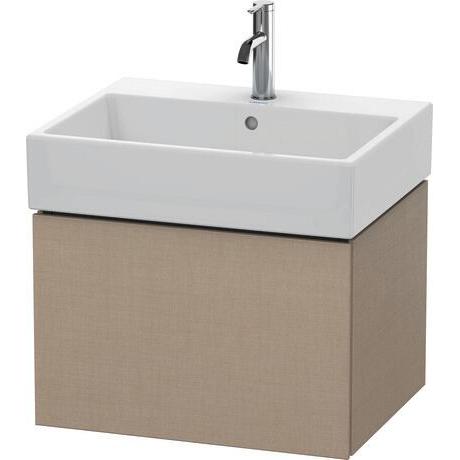 Duravit L-Cube 23" x 16" x 18" Linen One Drawer Wall-Mount Vanity Unit (LC617507575)