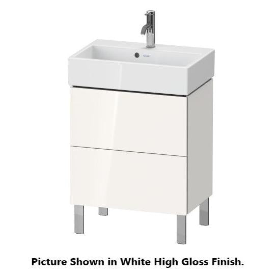 Duravit L-Cube 23" x 23" x 15" Cappuccino Two Drawer Floorstanding Vanity Unit (LC667908686)