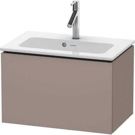 Duravit L-Cube 24" x 16" x 15" Basalt One Drawer Wall-Mount Vanity Unit (LC615604343)