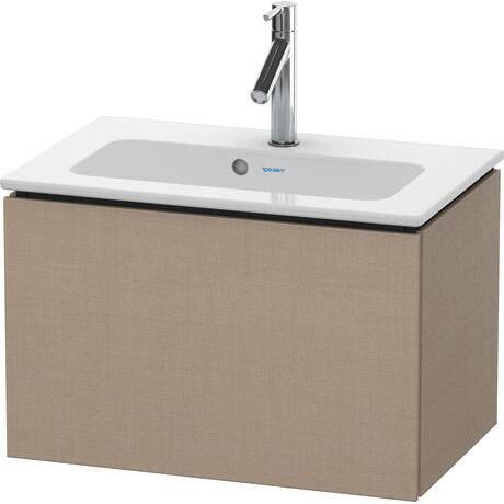 Duravit L-Cube 24" x 16" x 15" Linen One Drawer Wall-Mount Vanity Unit (LC615607575)