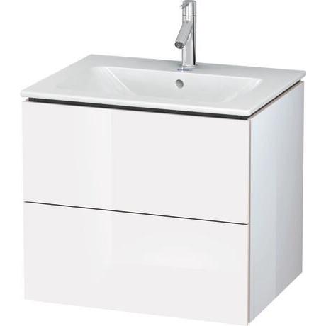 Duravit L-Cube 24" x 22" x 19" White Wall-Mount Vanity Kit